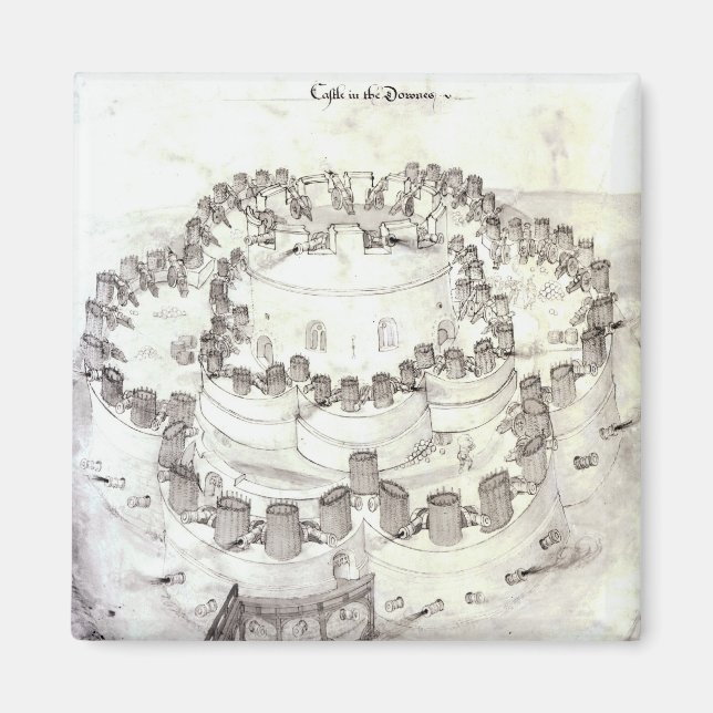 Castle in the Downes, 1539 Magnet (Front)