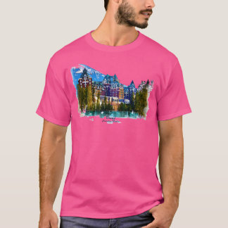 Castle In The Mountains - Banff Alberta Canada Bas T-Shirt