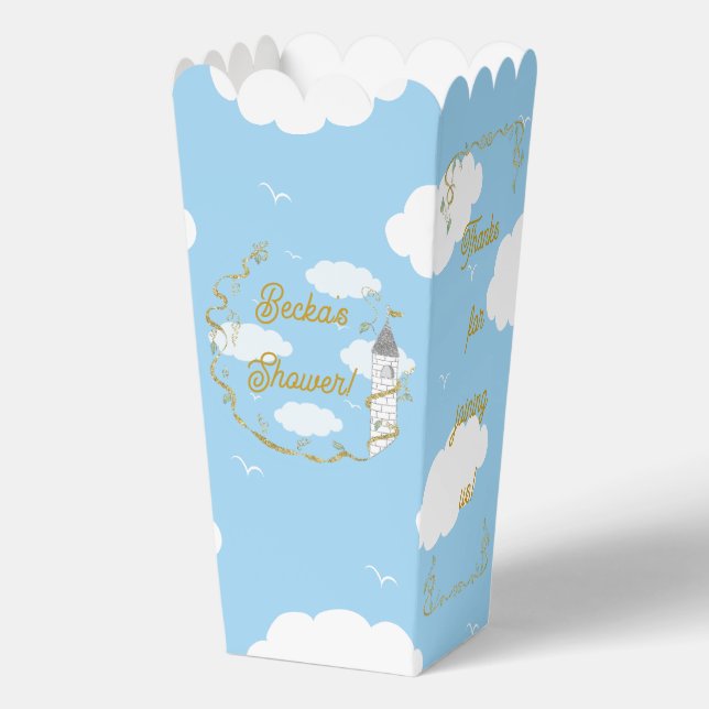 Castle in the Sky Baby Shower Favour Box (Front)