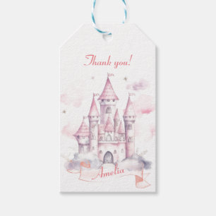 Castle Kingdom Princess 1st Birthday Party Gift Tags