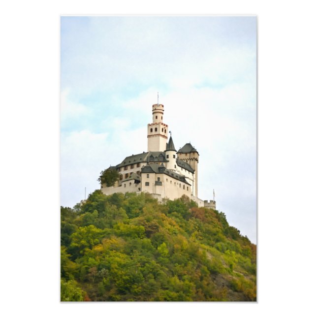 Castle Marksburg, Germany Photo Print (Front)