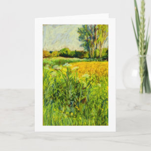 Castle Meadows, Abergavenny Blank Greeting Card