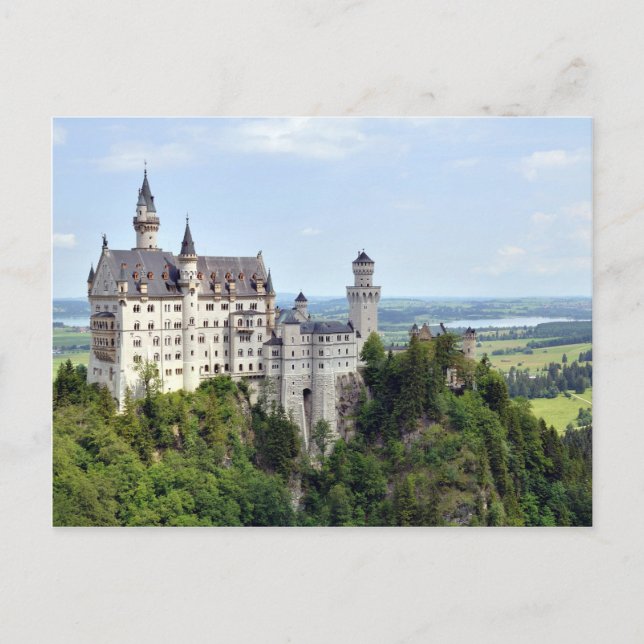 Castle Neuschwanstein Bavaria Germany Postcard (Front)