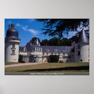 Castle of Chenonceau, Loire Valley, France Poster