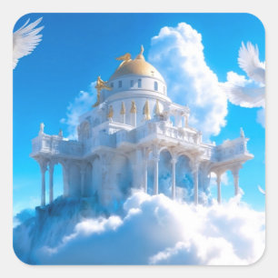 Castle of Lofty Aspirations Square Sticker