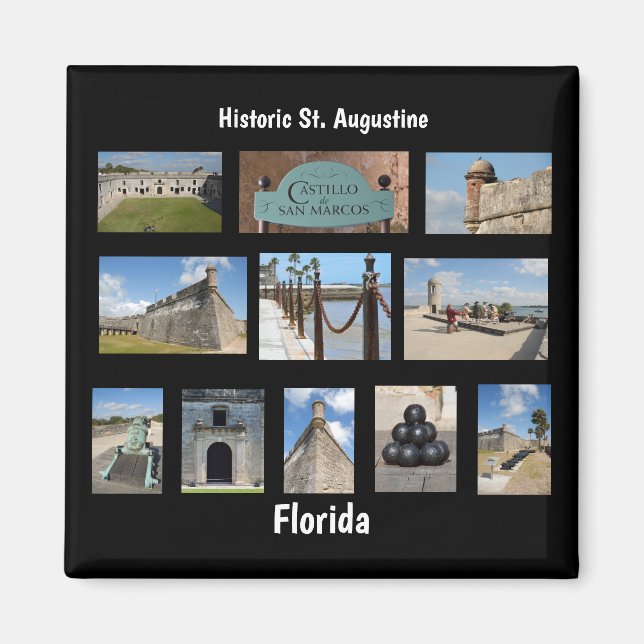 Castle of San Marcos St. Augustine, Fl. Magnet (Front)