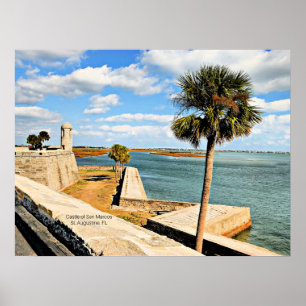 Castle of San Marcos, St. Augustine, FL  Poster