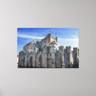Castle of the Counts in Ghent Canvas Print