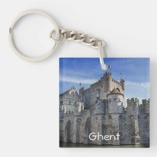 Castle of the Counts in Ghent Key Ring