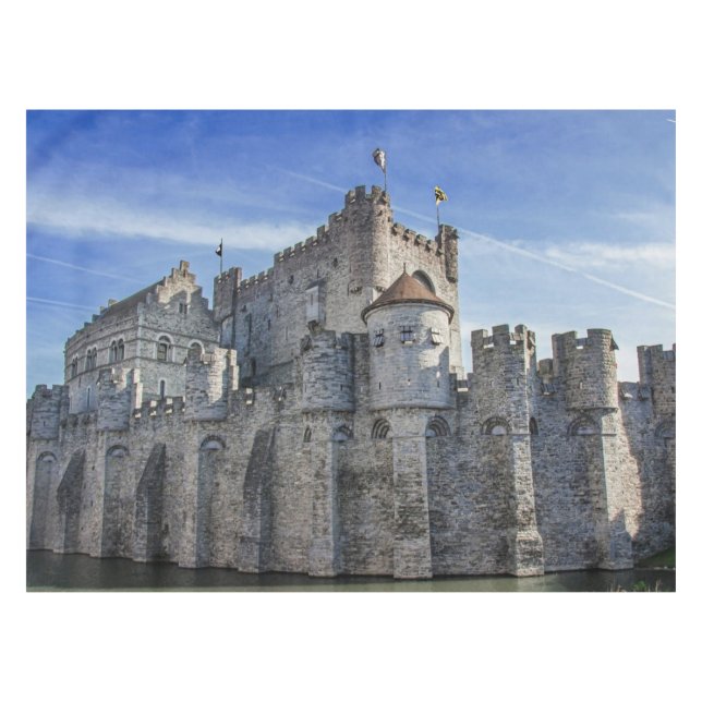 Castle of the Counts in Ghent. Tablecloth (Front (Horizontal))