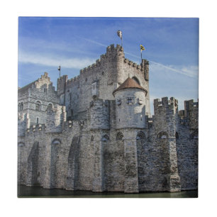 Castle of the Counts in Ghent Tile
