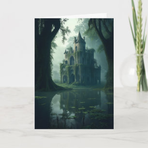 Castle of the Forbidden Swamp Holiday Card
