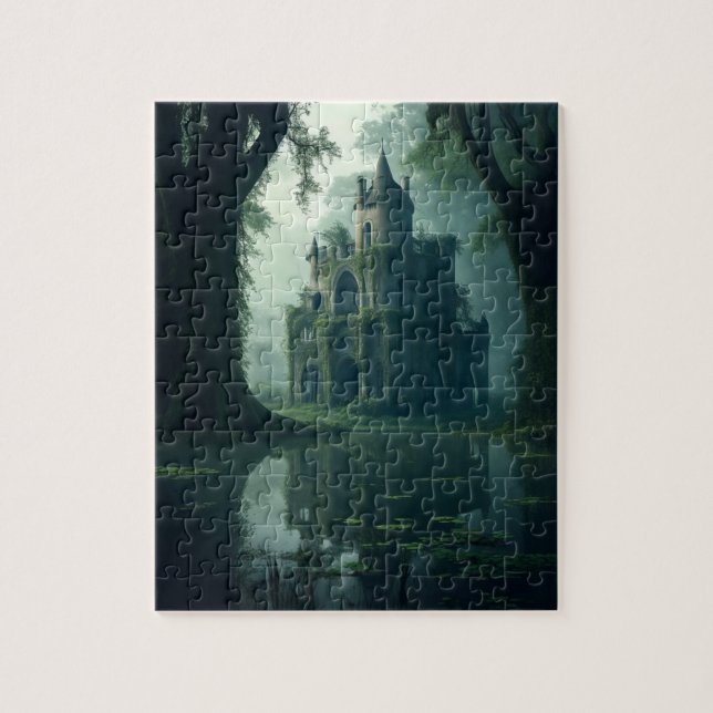 Castle of the Forbidden Swamp Jigsaw Puzzle (Vertical)