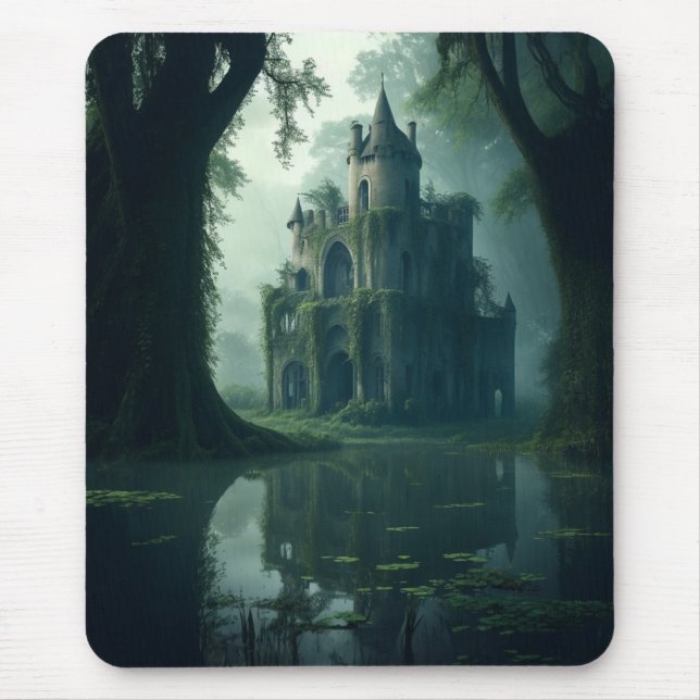 Castle of the Forbidden Swamp Mouse Pad (Front)