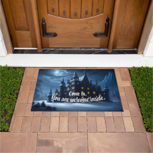 Castle of the Hollow Cold Night Doormat