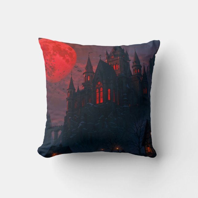 Castle of the Vampire's Blood Cushion (Front)