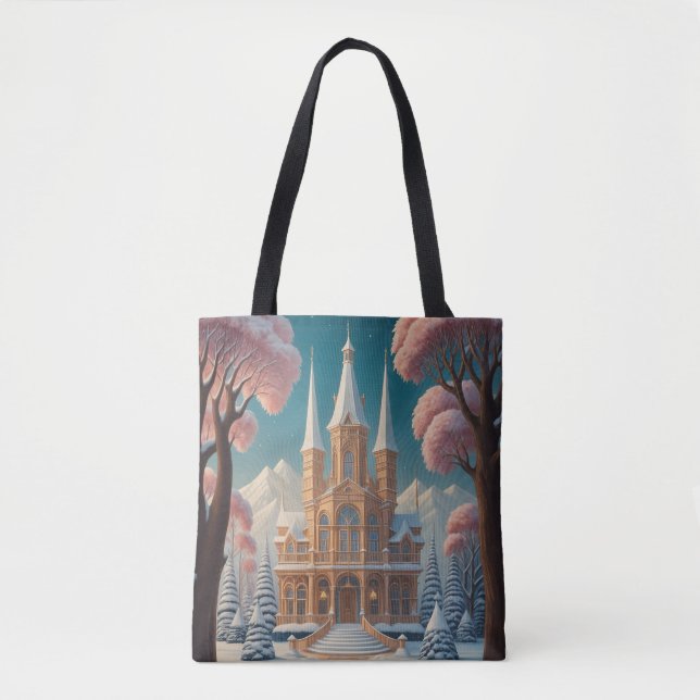 Castle of Whispering Dreams Tote Bag (Front)