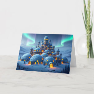 Castle of Winter Hearth Holiday Card