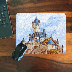 Castle on the River Rhine Mouse Pad