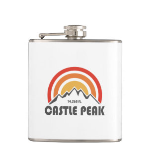 Castle Peak Hip Flask