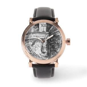 Castle pencilart  Monochrome Black & White Watch