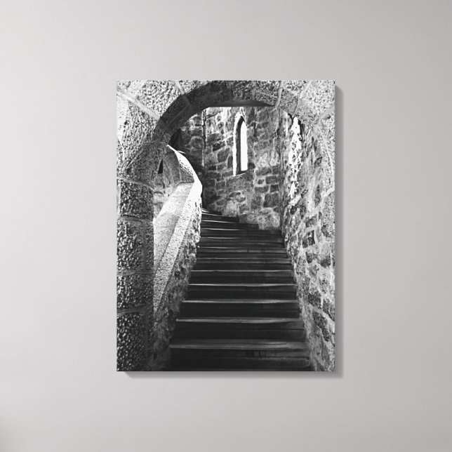Castle Photography Canvas art Castle Stairs (Front)