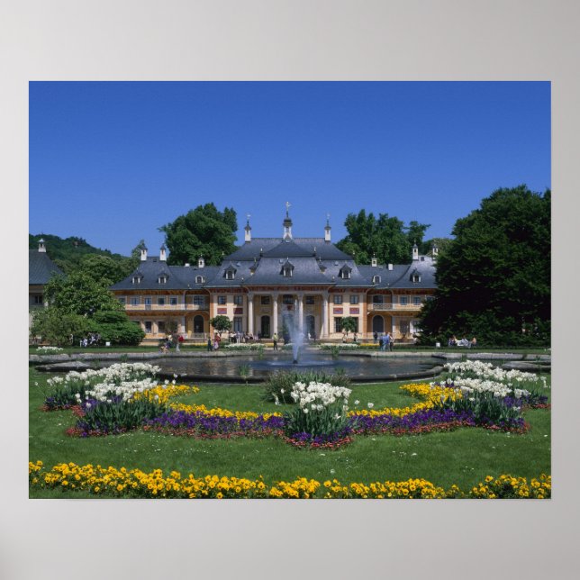 Castle Pillnitz, Dresden, Saxony, Germany Poster (Front)