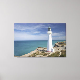 Castle Point Lighthouse, Castlepoint, Wairarapa, Canvas Print