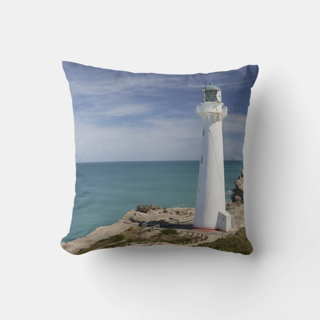 Castle Point Lighthouse, Castlepoint, Wairarapa, Cushion (Front)