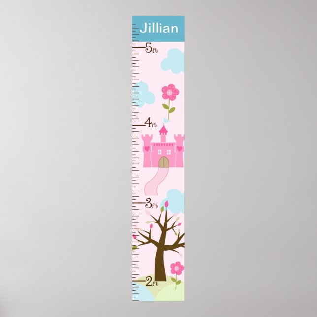 Castle/Princess Dreams Growth Chart Keep at 8x44! (Front)
