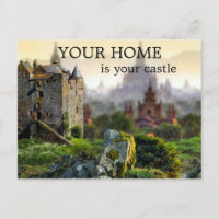 Castle Real Estate Agent Marketing Postcard