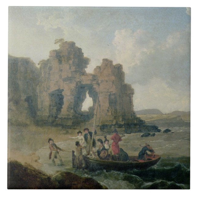 Castle Rock (Flatholm Island), Bristol Channel, 17 Tile (Front)
