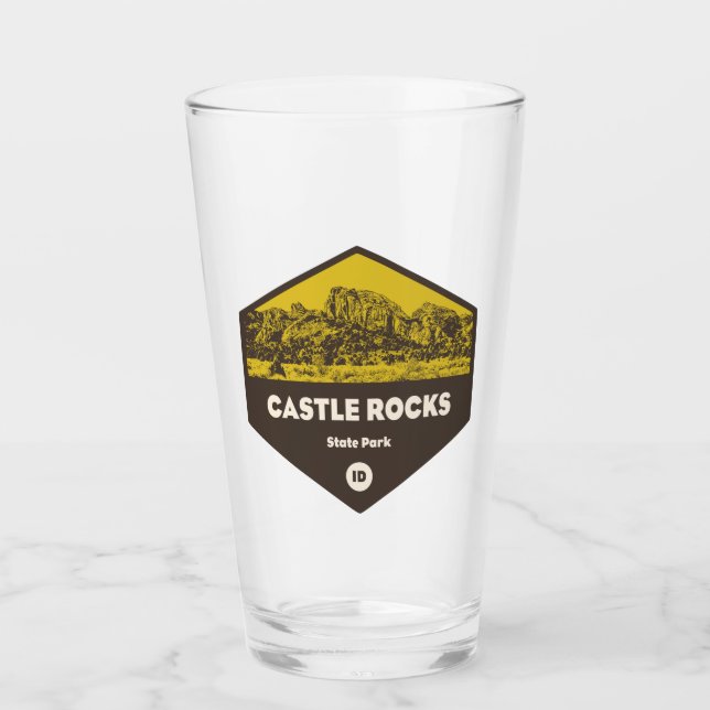 Castle Rocks State Park Idaho Glass (Front)