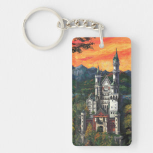 Castle Schloss Neuschwanstein Key Ring