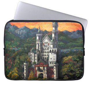 Castle Schloss Neuschwanstein Laptop Sleeve