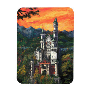 Castle Schloss Neuschwanstein Magnet