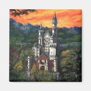 Castle Schloss Neuschwanstein Magnet