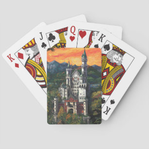 Castle Schloss Neuschwanstein Playing Cards