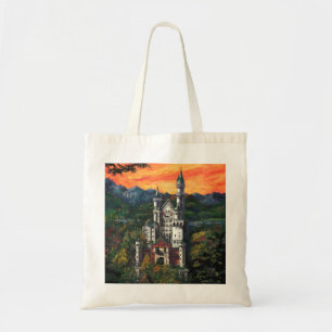 Castle Schloss Neuschwanstein Tote Bag