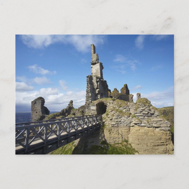 Castle Sinclair Girnigoe, Wick, Caithness, Postcard (Front)