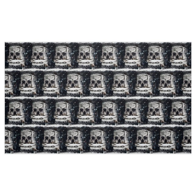 Castle Skull Fabric (Fat Quarter)