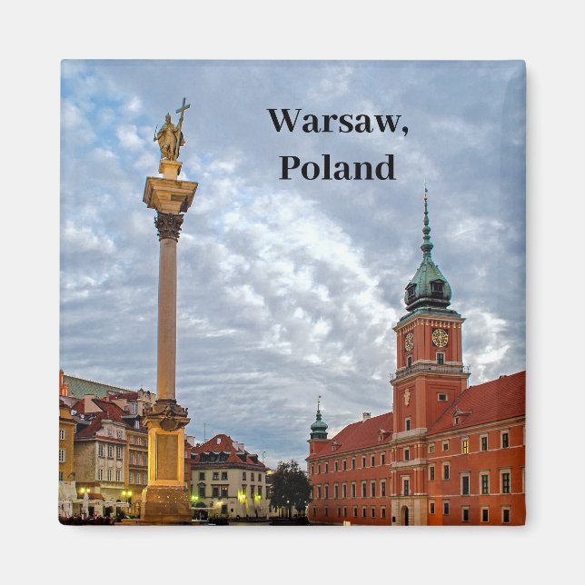 Castle Square Warsaw Poland Magnet (Front)