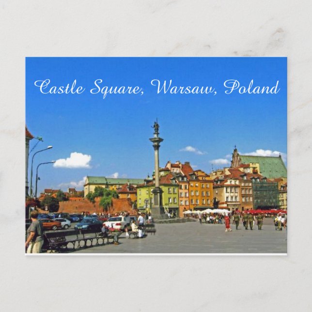 Castle Square, Warsaw, Poland Postcard (Front)