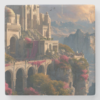 Castle  stone coaster