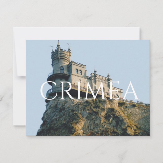 Castle Swallow's Nest in Crimea Postcard (Front)