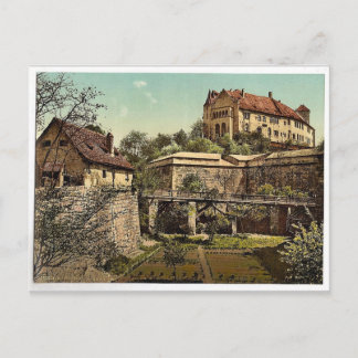 Castle, (west side), Nuremberg, Bavaria, Germany r Postcard