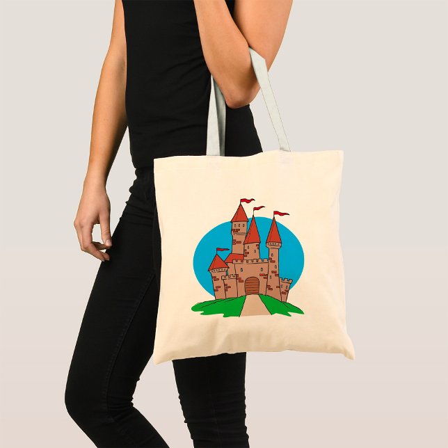 Castle With Flags Tote Bag (Creator Uploaded)