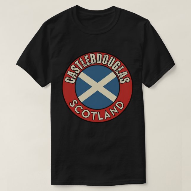 CastlebDouglas, Scotland T-Shirt (Design Front)