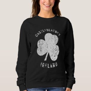 Castleblayney Monaghan Ireland Vintage Shamrock Di Sweatshirt