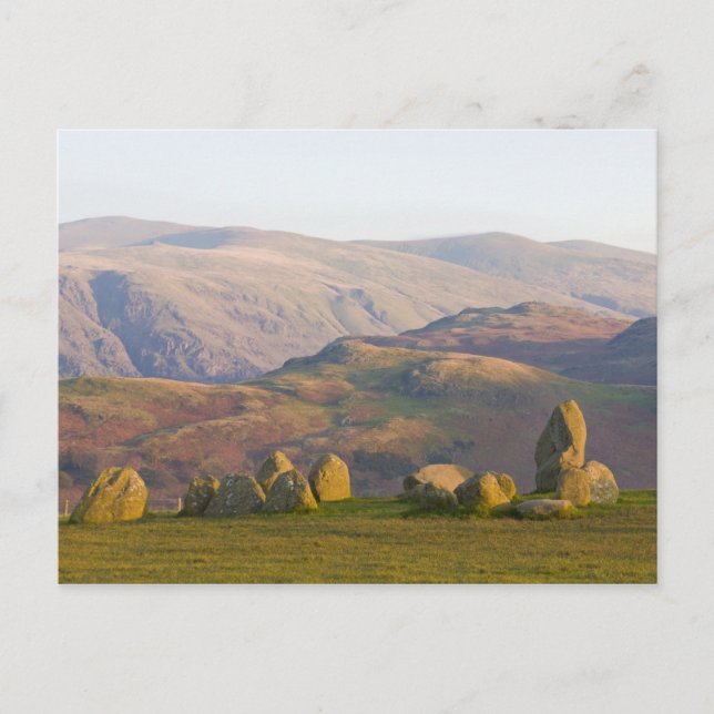 Castlerigg Stone Circle, Lake District, Cumbria, 2 Postcard (Front)